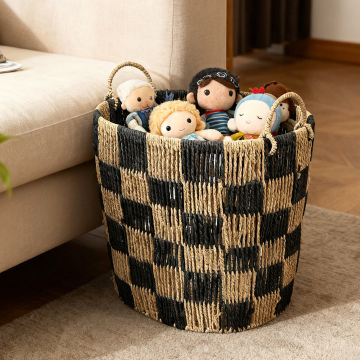 Handwoven storage basket Kalsten