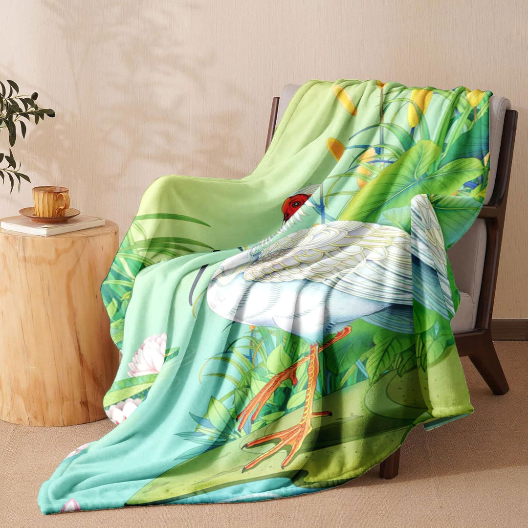 Artistic Wildlife Throw Blanket