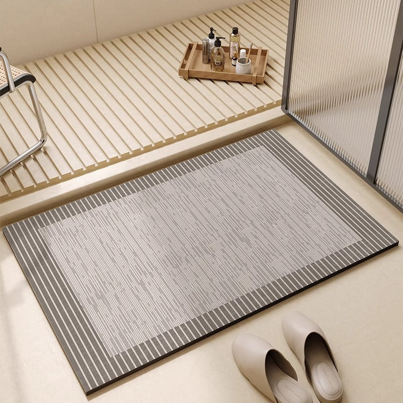 Geometric Design Bath Rug Kalsten