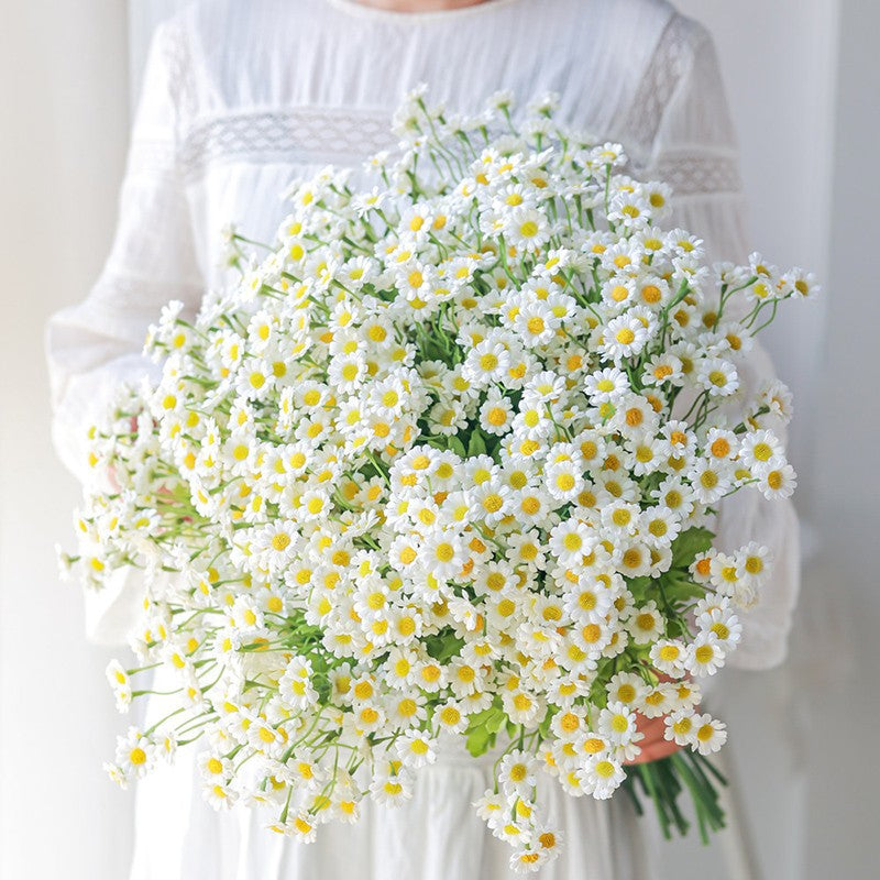 Lifelike Yellow Floral Stem