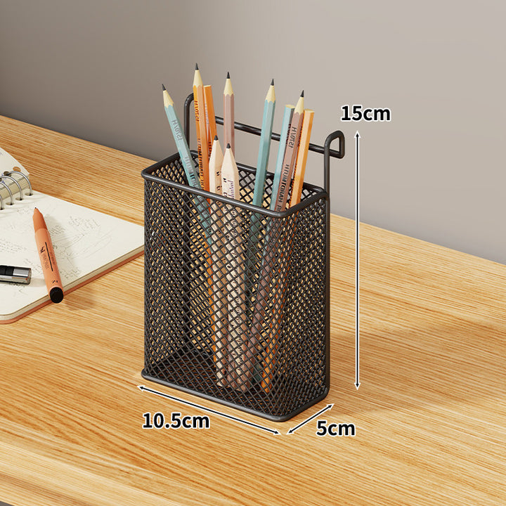Mesh Two-Tier Desktop Document and Stationery Organizer