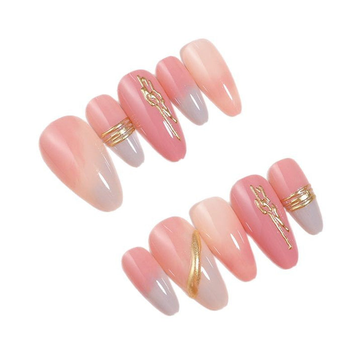 Elegant Gradient Press-On Nails Kalsten