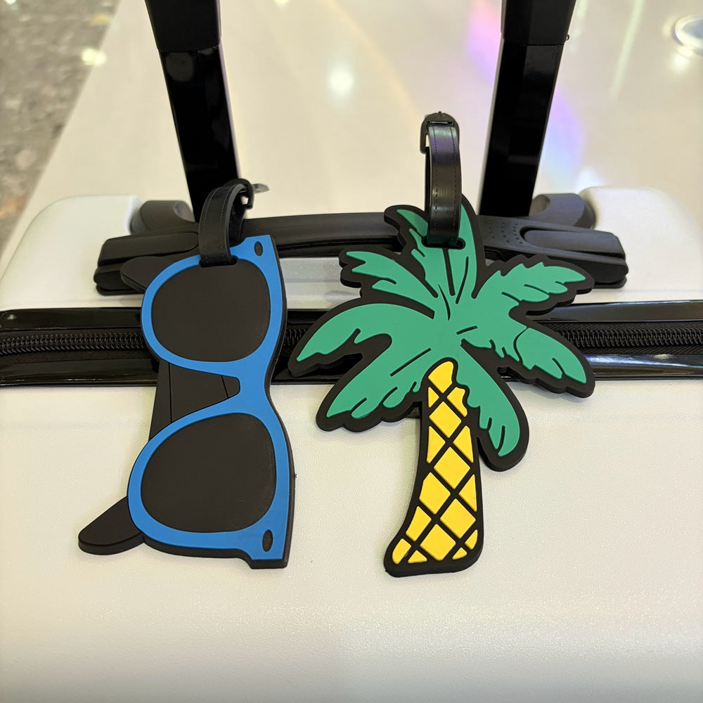 Tropical Palm Tree Luggage Tag Kalsten