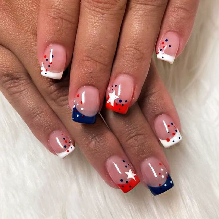 Patriotic Themed Press-On Nails Kalsten