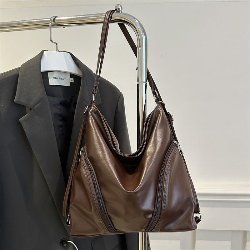 Chic Faux Leather Hobo Bag Kalsten