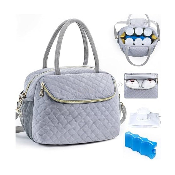 Multifunctional cooler bag with insulated interior compartment Kalsten