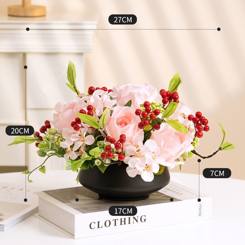 Lifelike Decorative Floral Centerpiece
