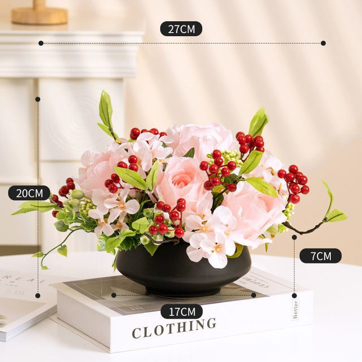 Lifelike Decorative Floral Centerpiece