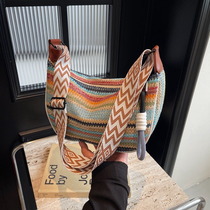 Shoulder Bag Made of Handmade, Sustainable Material Kalsten