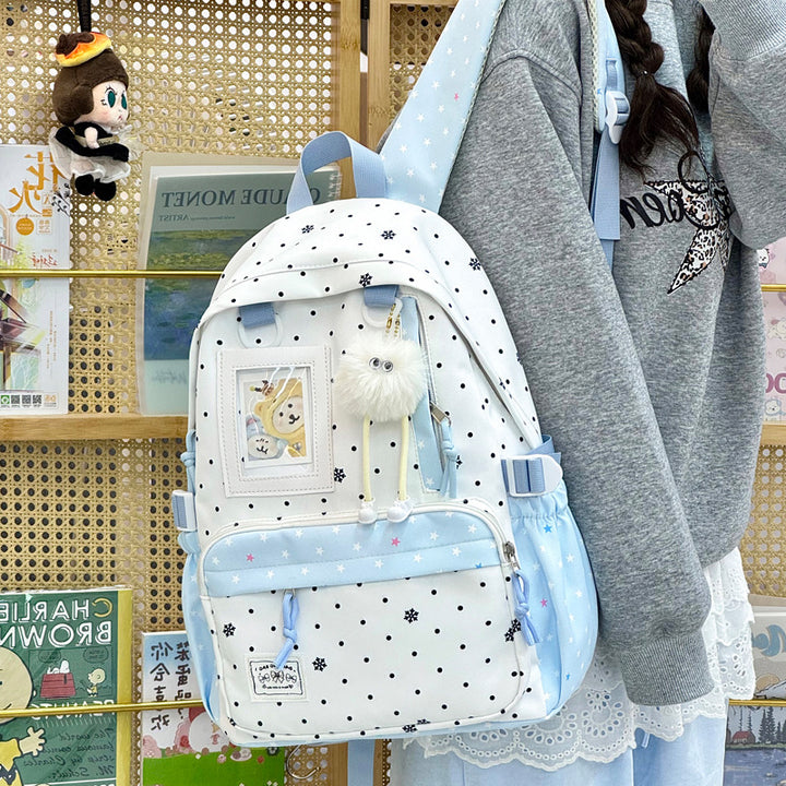 Casual Snowflake Print Backpack Kalsten