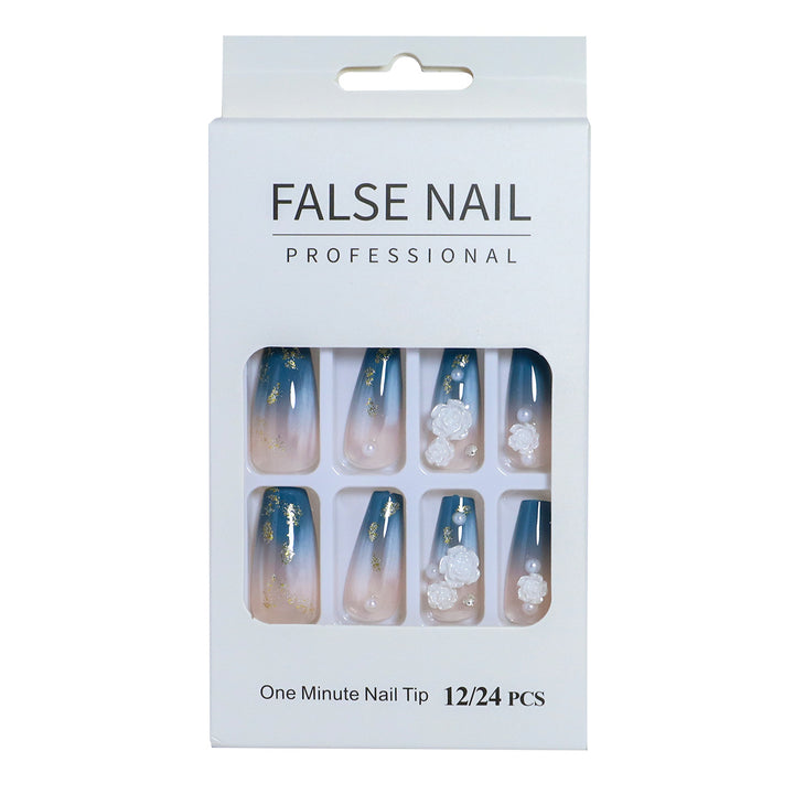 Decorative Press-On Nail Set with 3D Accents Kalsten