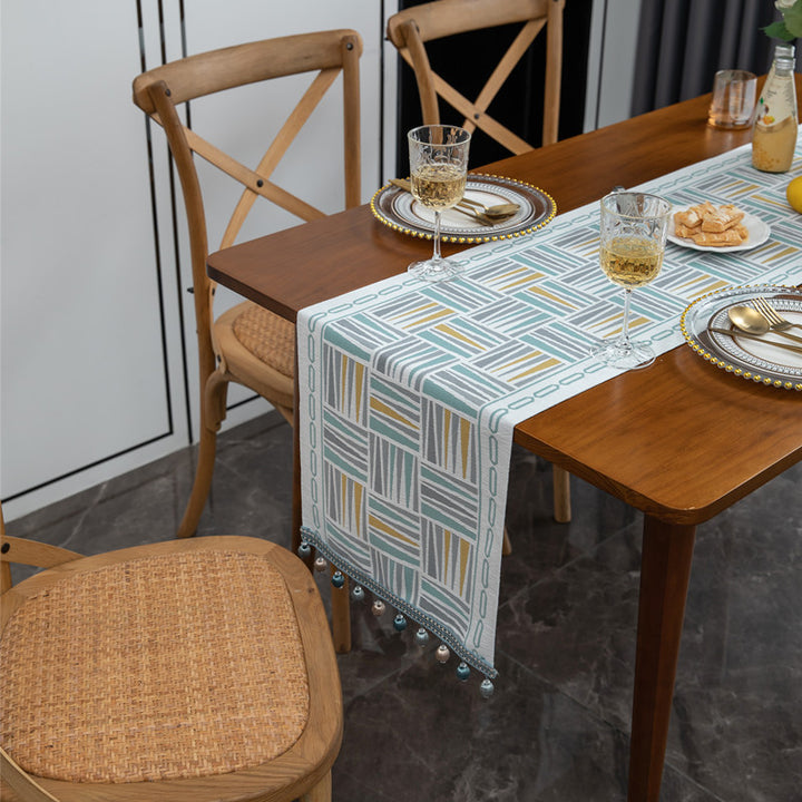 Geometric Pattern Table Runner
