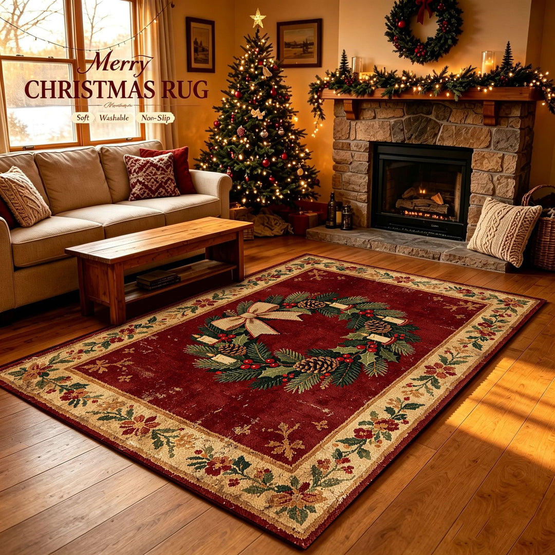 Christmas-Themed Decorative Area Rug Kalsten