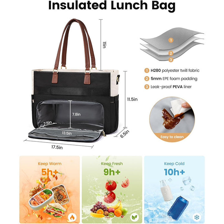 Multi-Functional Quilted Tote Bag Kalsten