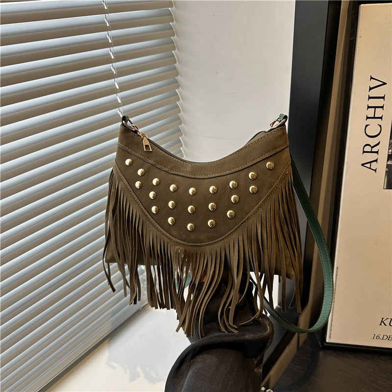 Decorative Fringe Crossbody Bag Kalsten