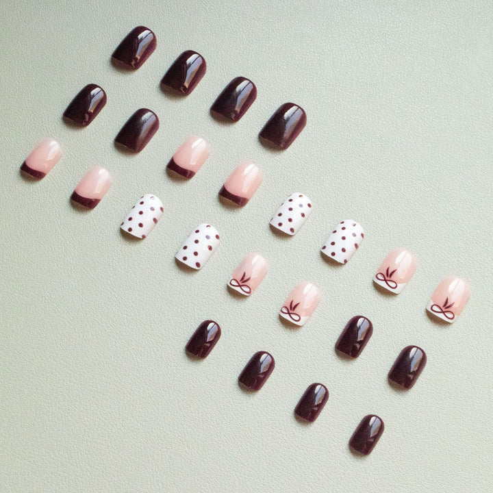 Elegant Abstract Nail Art Design