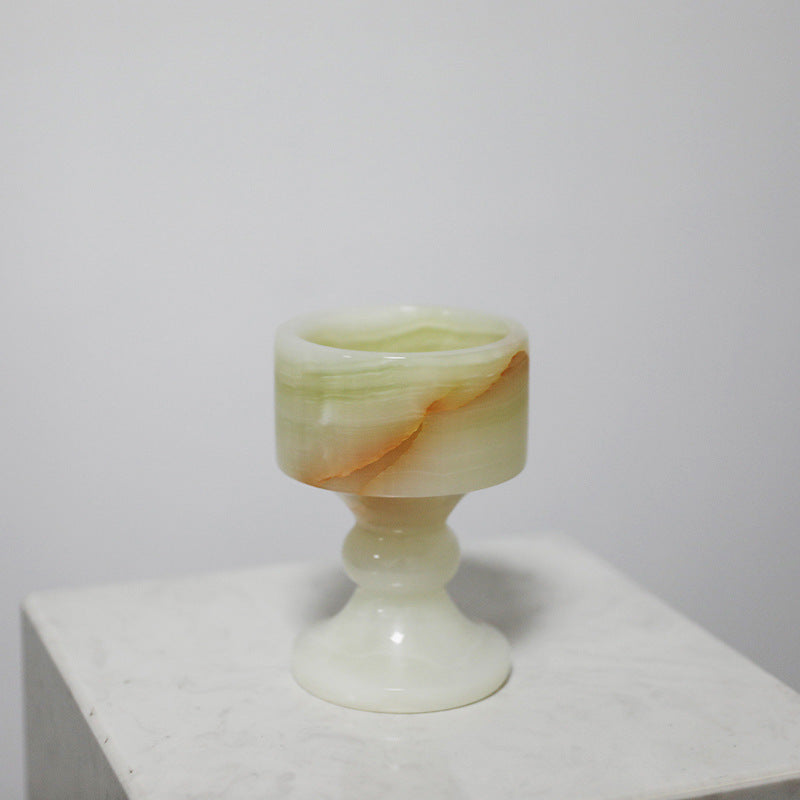 Decorative Onyx Candle Holder