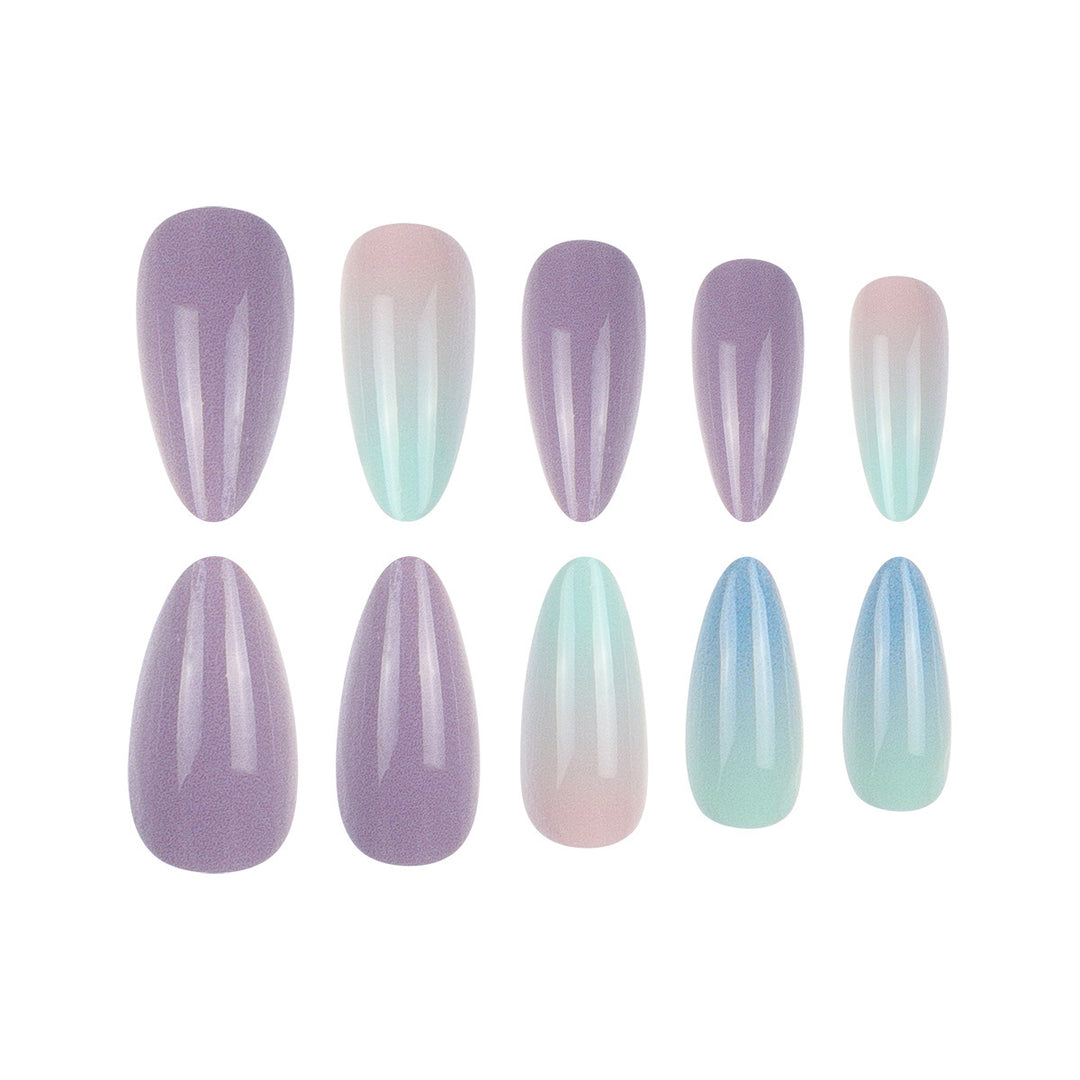 Ombre Gradient Ballerina Press-On Nails Kalsten