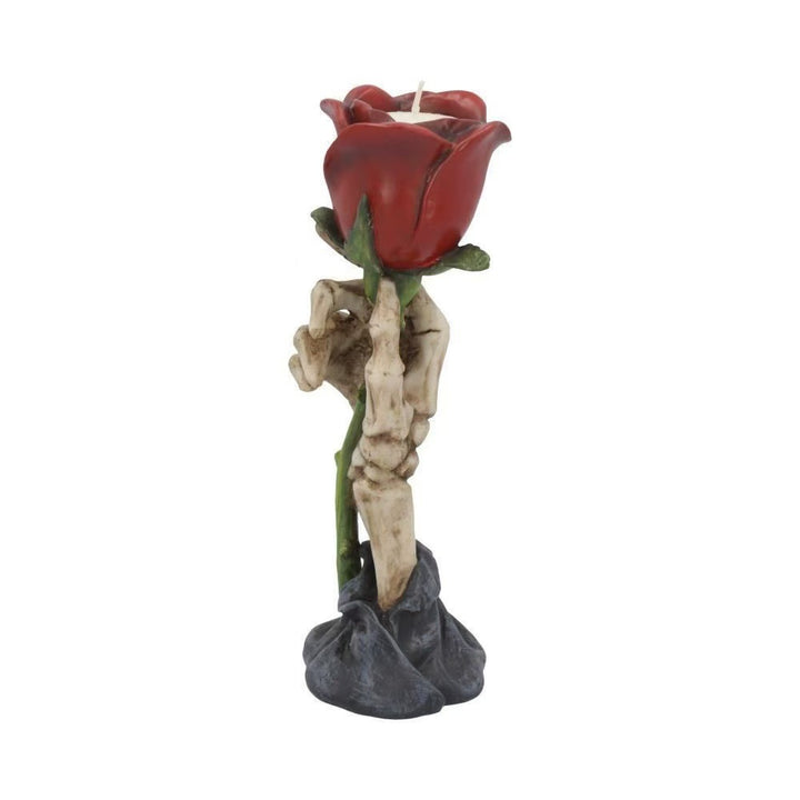 Gothic Skeleton Hand Rose Candle Holder Kalsten