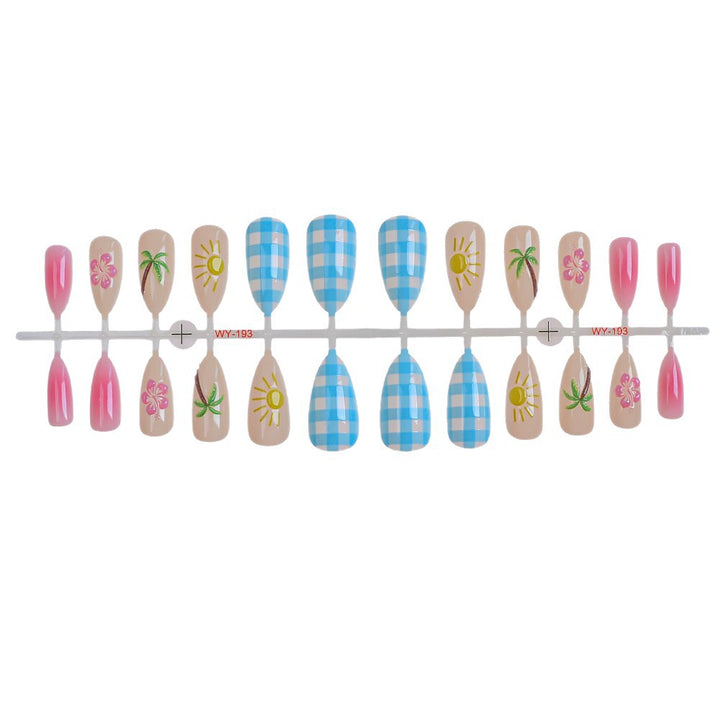 Tropical-Themed Press-On Nail Art Collection Kalsten