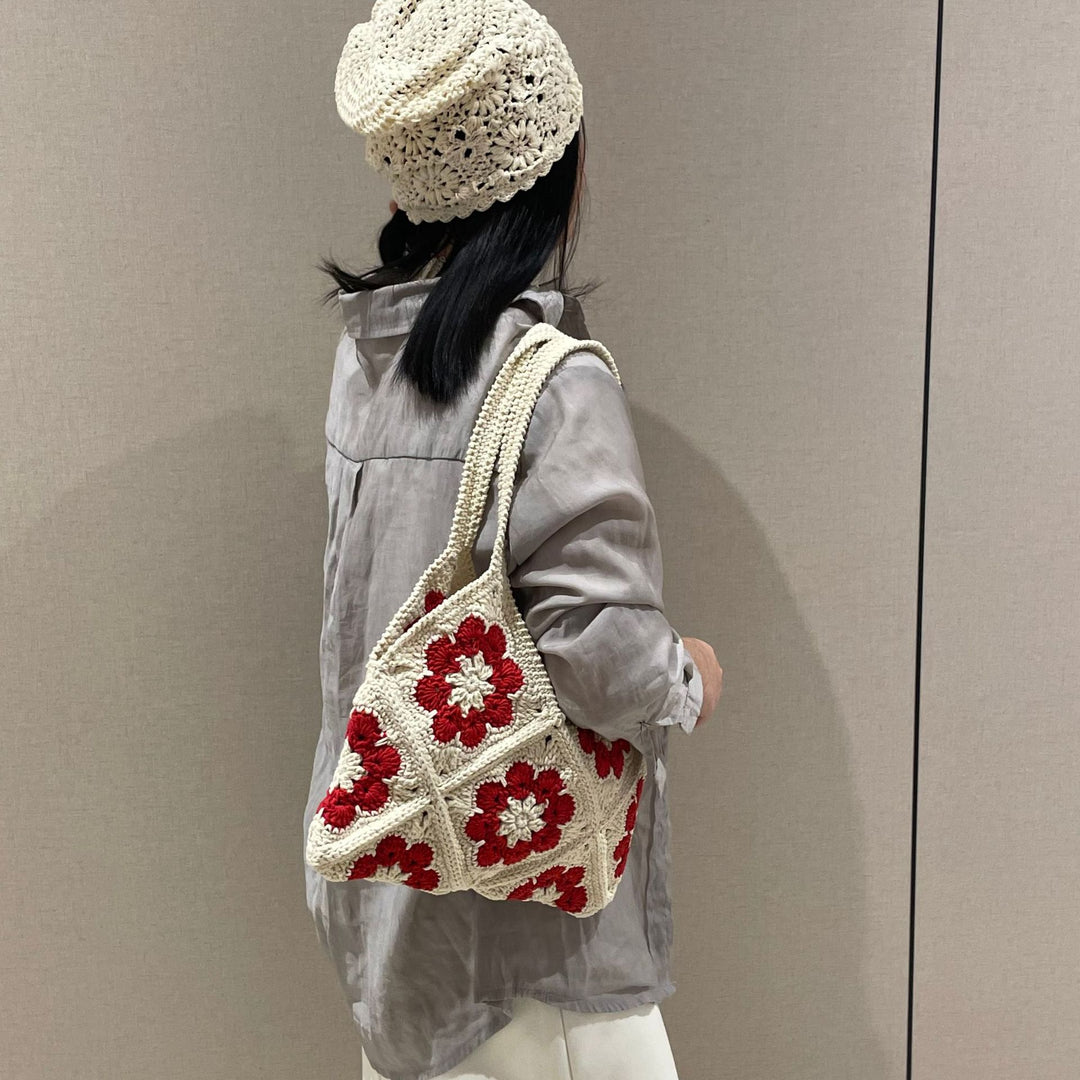 Handcrafted Flower Pattern Bag Kalsten