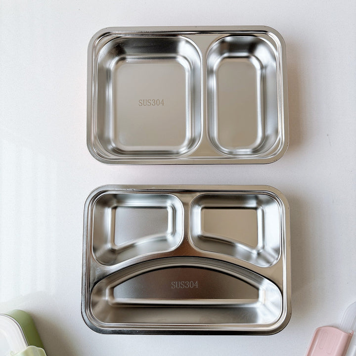 Multi-Compartment Stainless Steel Lunch Container