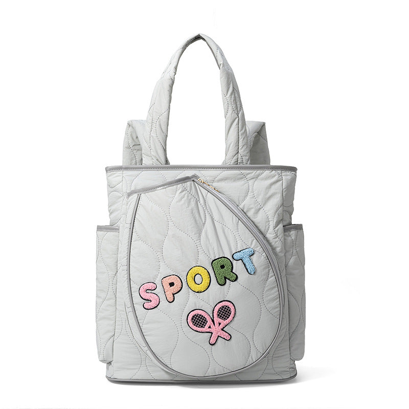 Sporty Multi-Pocket Tote Kalsten