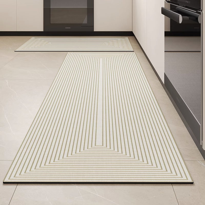 Abstract Line Art Non-Slip Kitchen Mat Kalsten