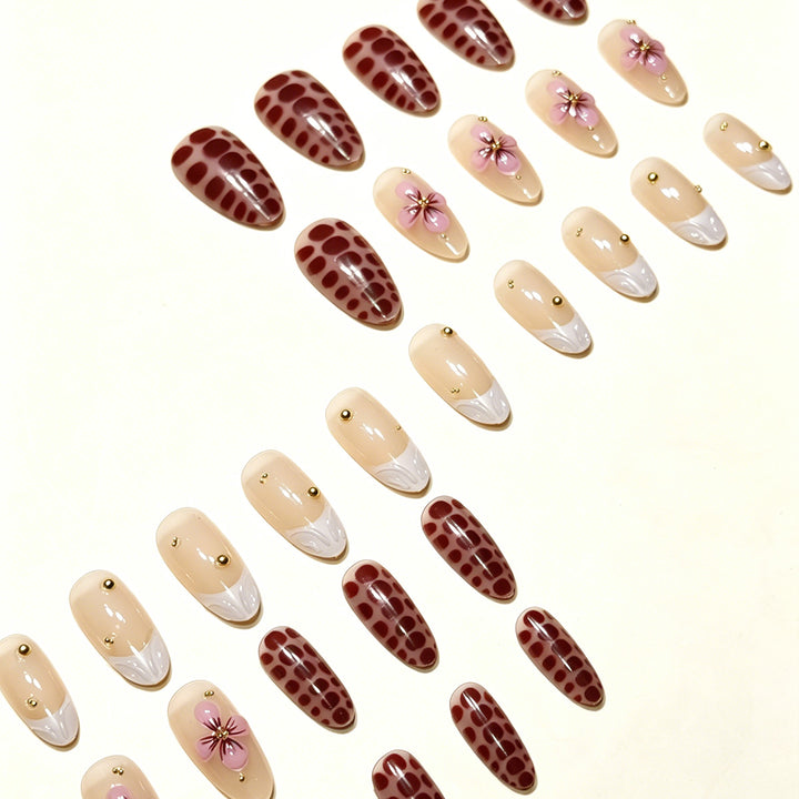 Floral Art Press-On Nail Tips Kalsten