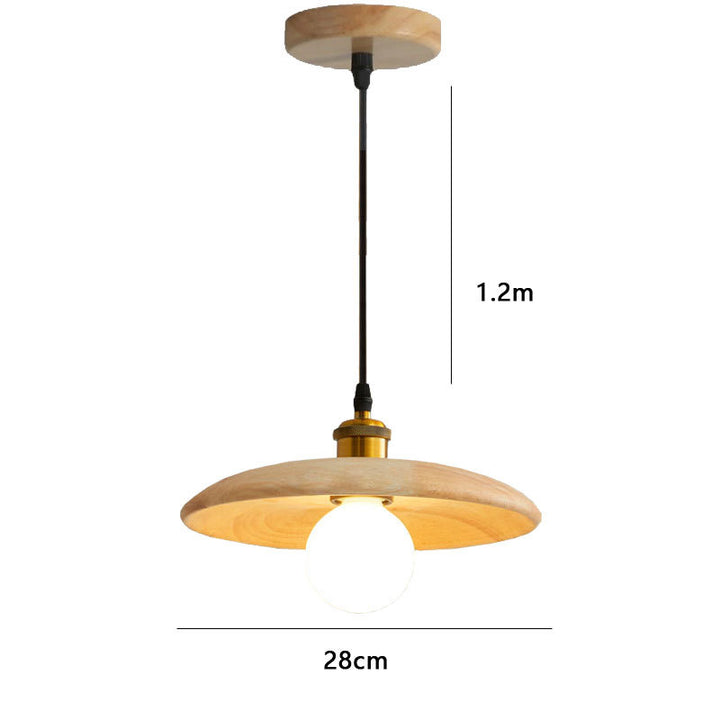 Modern Wooden Pendant Light
