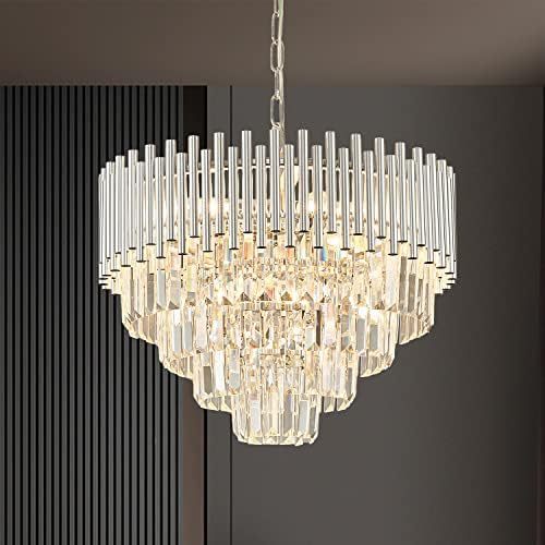 Contemporary Crystal Chandelier