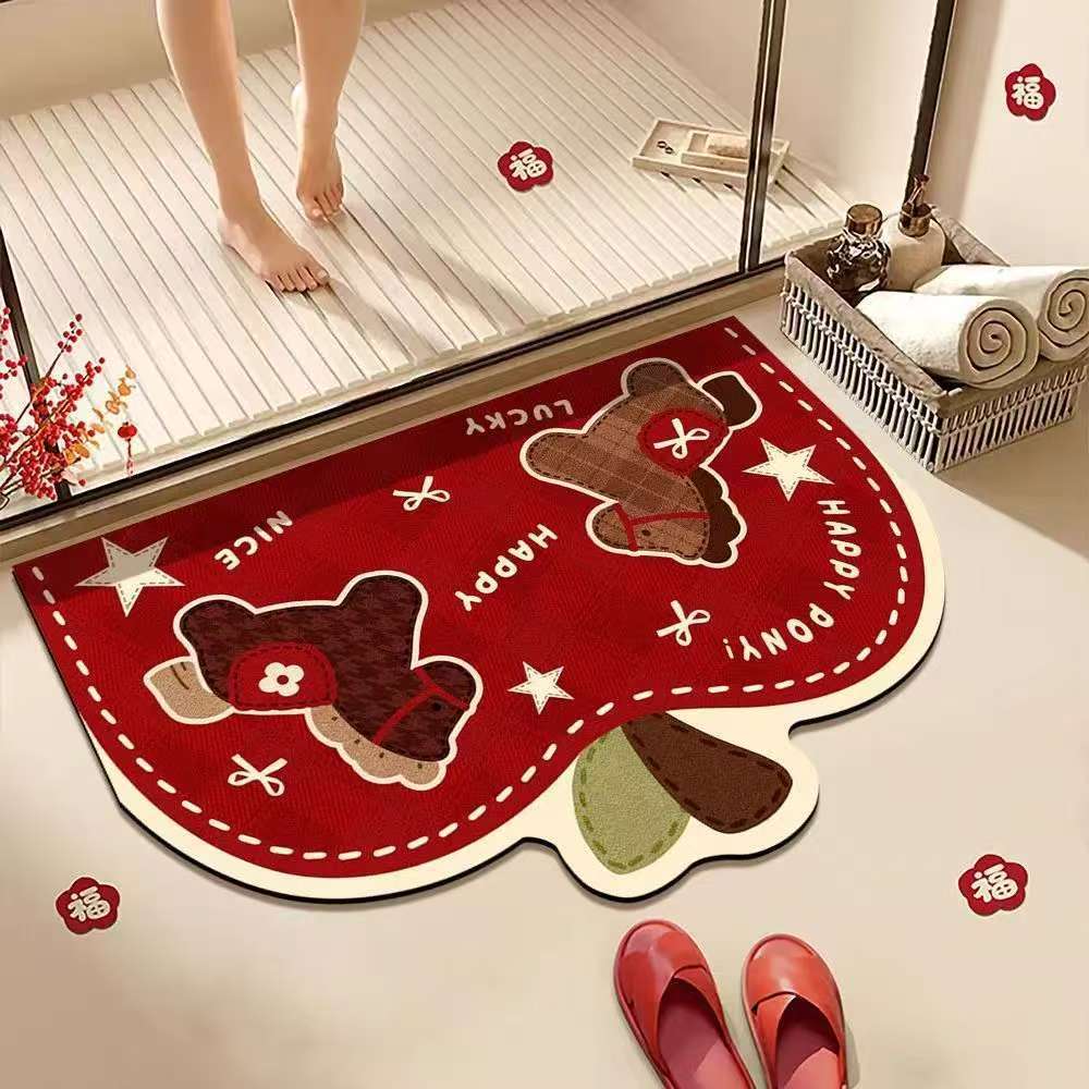 Cute Animal-Themed Welcome Mat