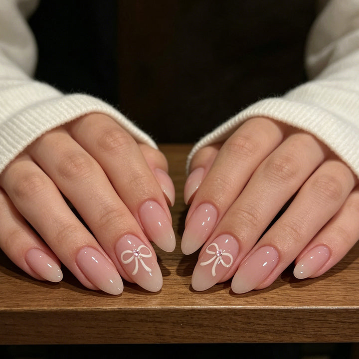 Elegant Pointed Press-On Nail Enhancements Kalsten