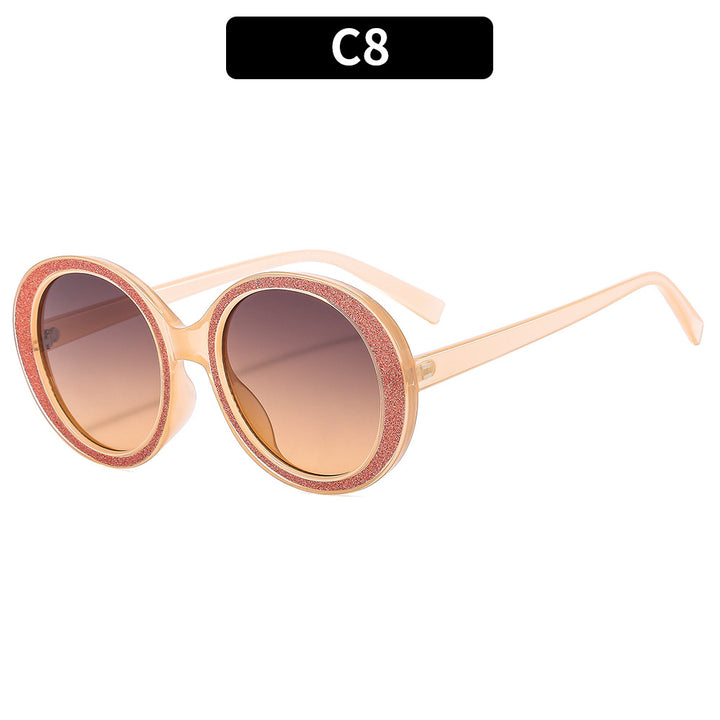 Glamorous Oversized Round Sunglasses