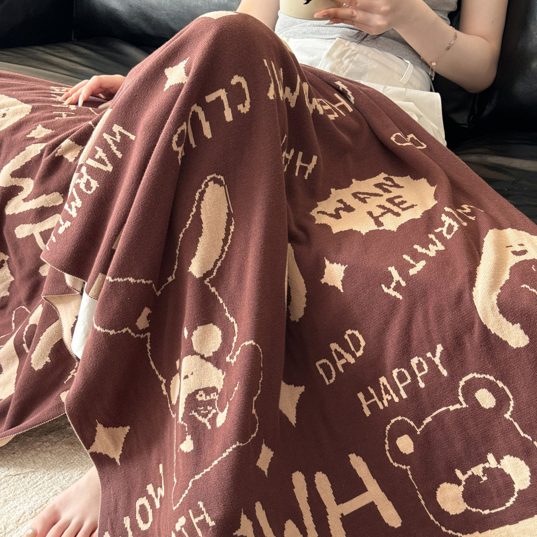 Women's Floral Cozy Throw Blanket
