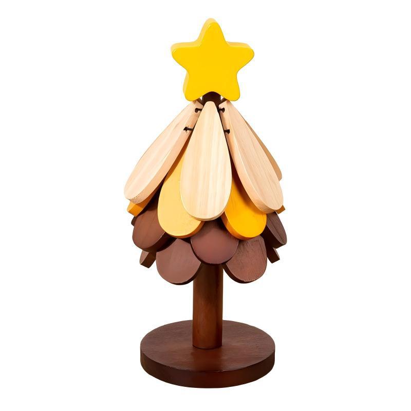Decorative wooden tree figure