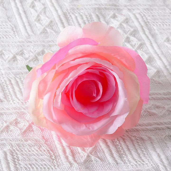 Vibrant Silk Rose Flower Accessory