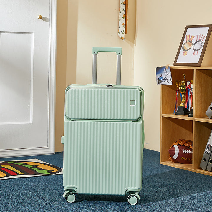 Unisex Versatile Expandable Hard Shell Travel Suitcase Kalsten