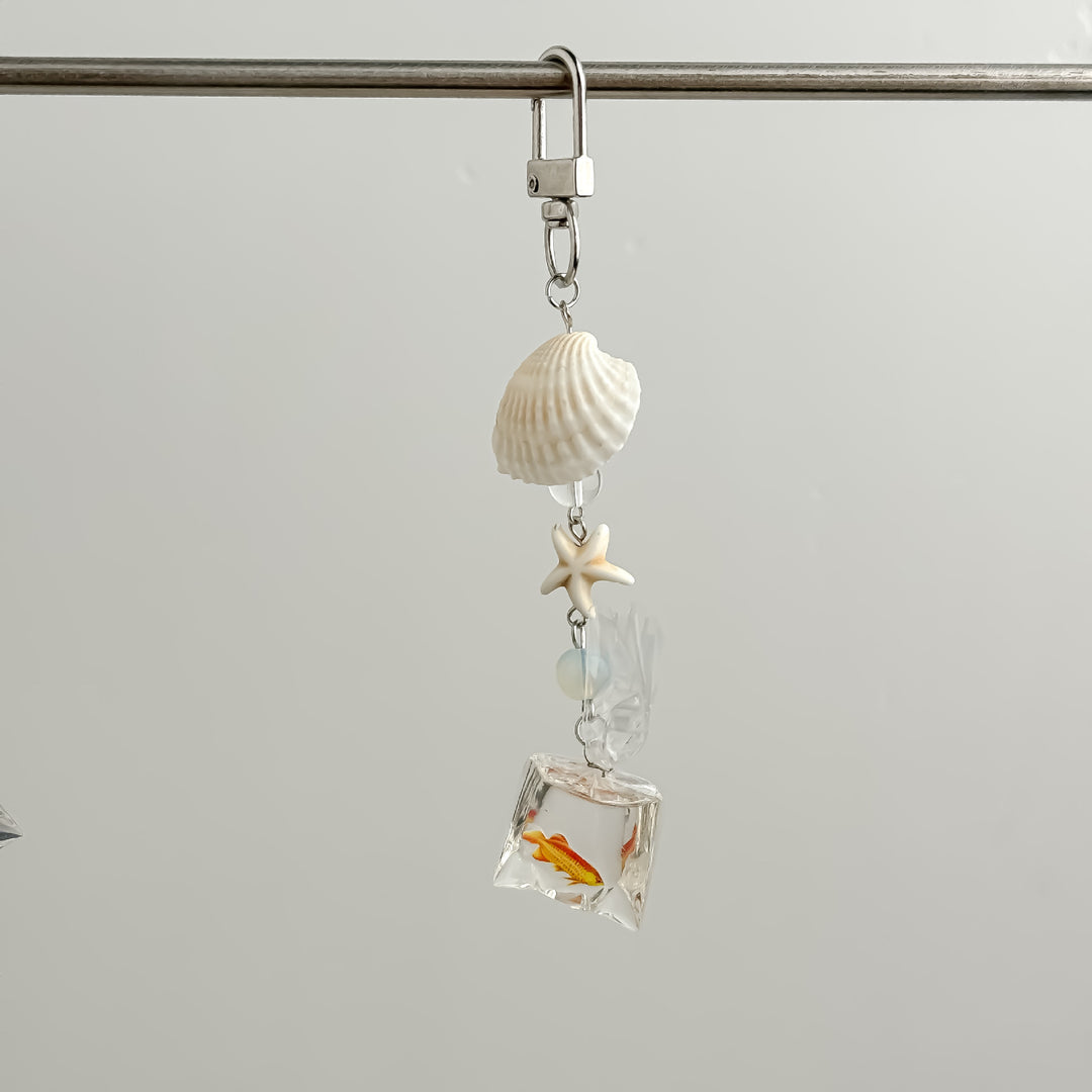 Decorative Sea-Inspired Charm Keychain Kalsten