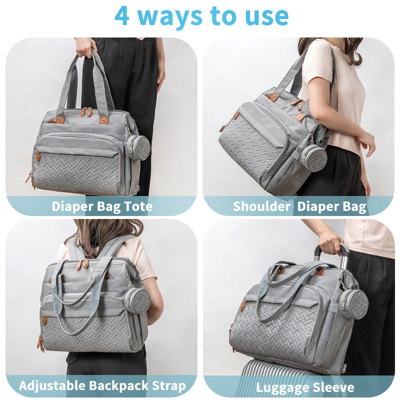 Stylish Multi-Functional Diaper Bag Kalsten