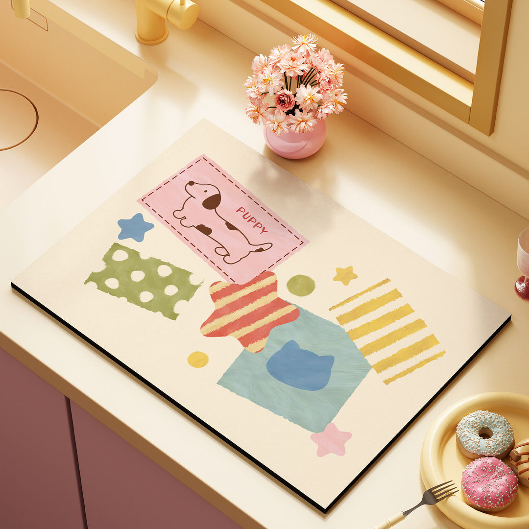 Fun-Themed Kitchen Mat