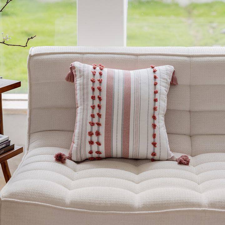 Decorative Pom Pom Accent Pillow