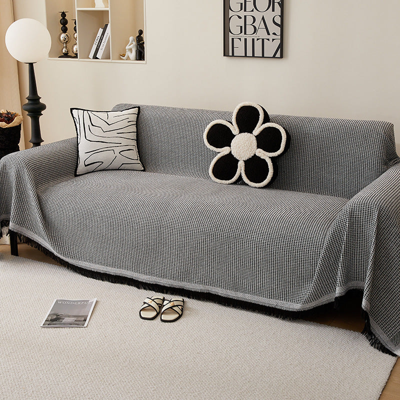 Textured Woven Throw Blanket