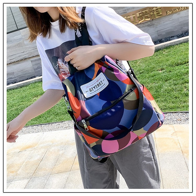 Colorful Geometric Pattern Backpack Kalsten