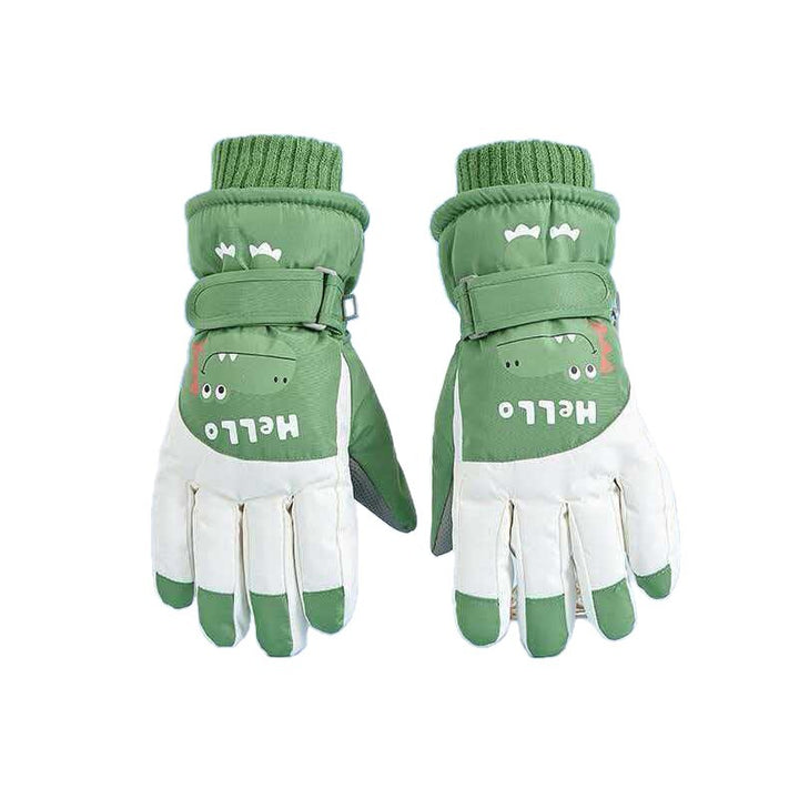 Children's Fun Dinosaur-Themed Snow Gloves Kalsten