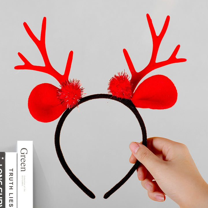 Festive Reindeer Antler Headband
