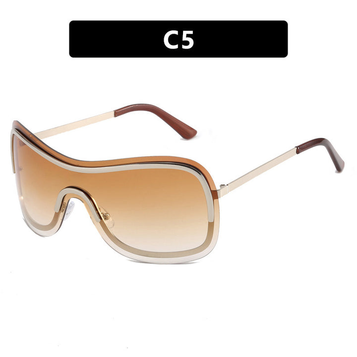Women's sporty oversized sunglasses with elegant design Kalsten