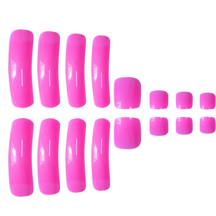 Long Glossy Press-On Nail Extensions Kalsten