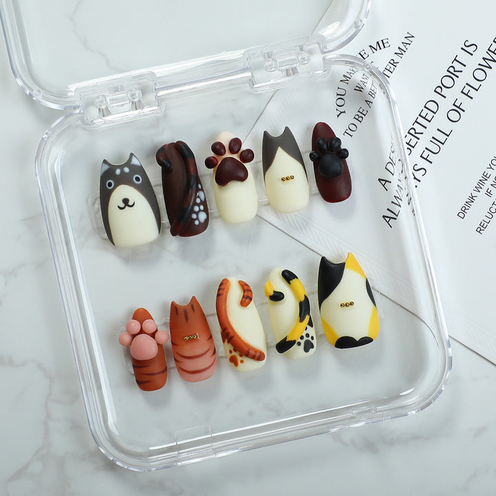 Animal Motif Artificial Nail Set Kalsten