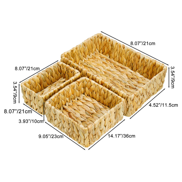 Multi-Compartment Woven Storage Organizer Kalsten